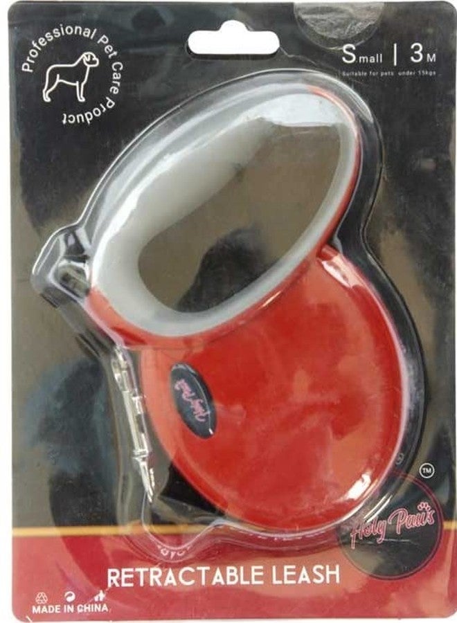 Pups&Pets Dog Leash 3M Retractable Dog Leash Automatic Flexible Dog Puppy Cat Traction Rope Belt Dog Leash, Red Color, Length 3M, Weight Up to 15 Kg - Image 4